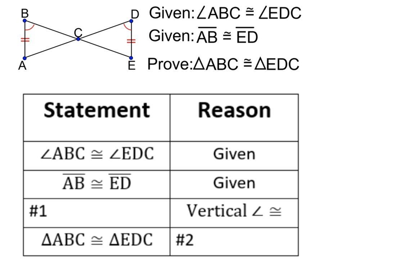 Fill in the 2 missing blanks for the proof below:-example-1