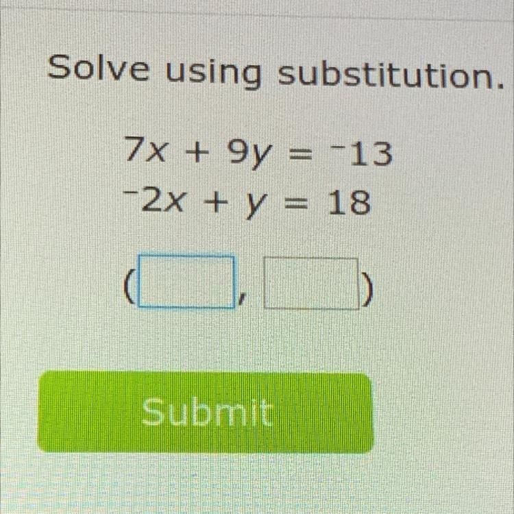 Solve using substitution-example-1