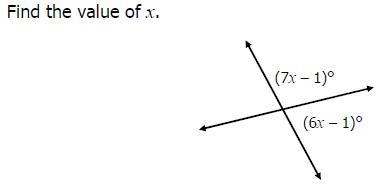 What is the method of finding x in this problem?-example-1