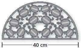 Find the area of the semicircle. Round your answer to the nearest hundredth.-example-1