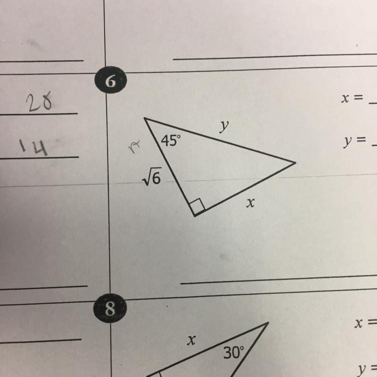 Special right triangle-example-1