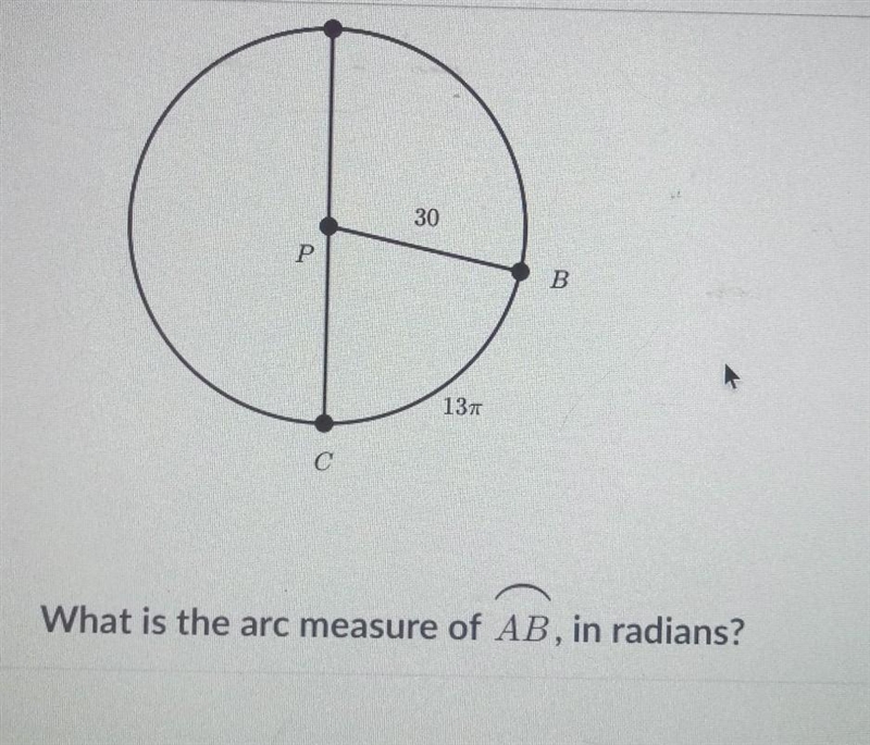 in the figure below ac is a diameter of circle p. The radius of circle p is 30 units-example-1