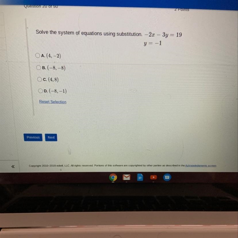 Can someone please help me answer this question ASAP. ( solve the system of equations-example-1