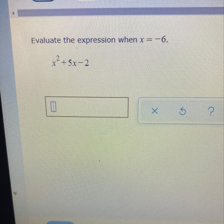 Evaluate the expression when x = -6-example-1