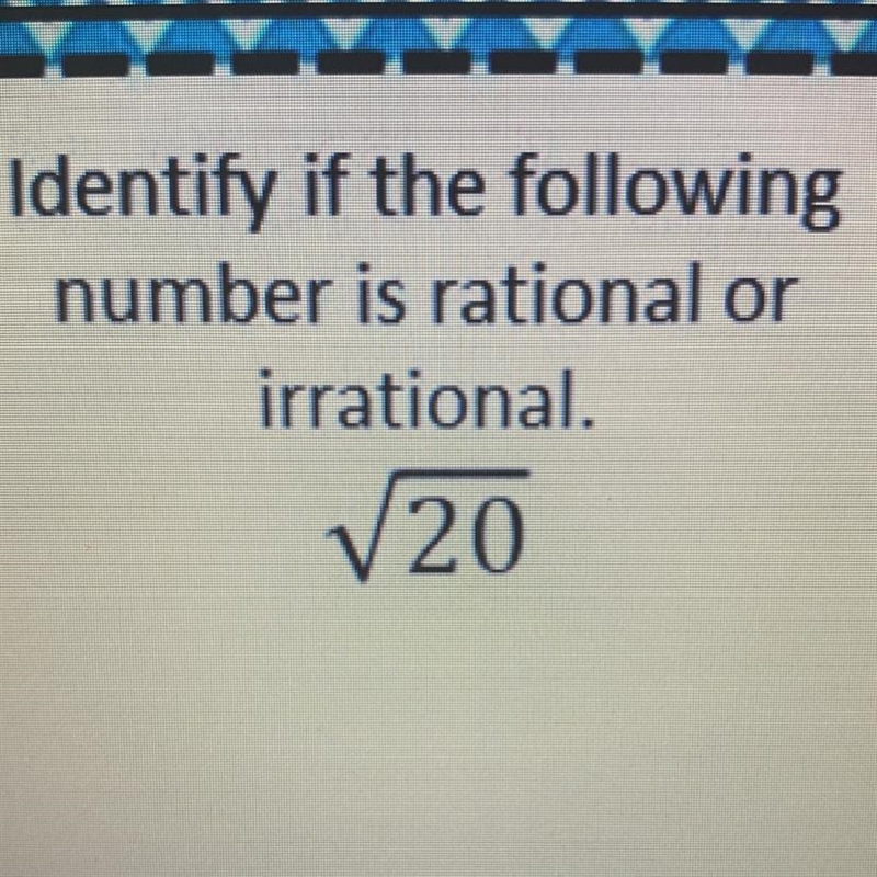 Is it rational or irrational-example-1