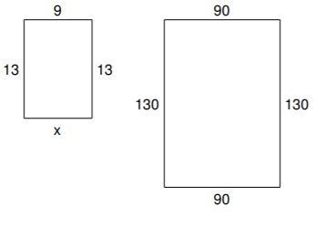 Find the missing side.-example-1