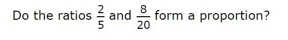 Do these ratios form proportions? YES or NO-example-2