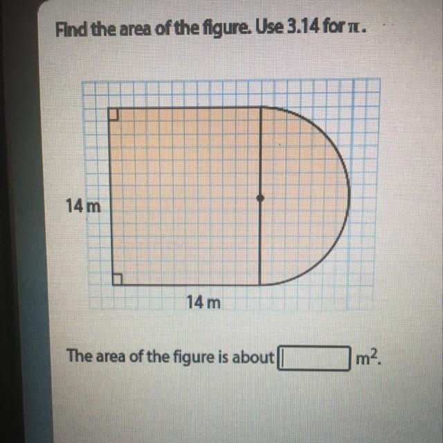 Find the area if the figure-example-1