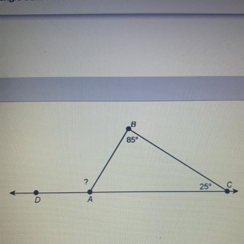 What is mZBAD 0 25° O 850 O 110° O 125°-example-1