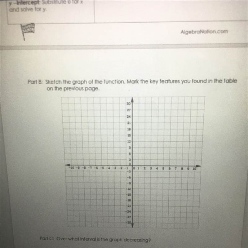 Part B and part C The function is f(x)=x^2+7x-8 Rewarding 18 points !!!!-example-1