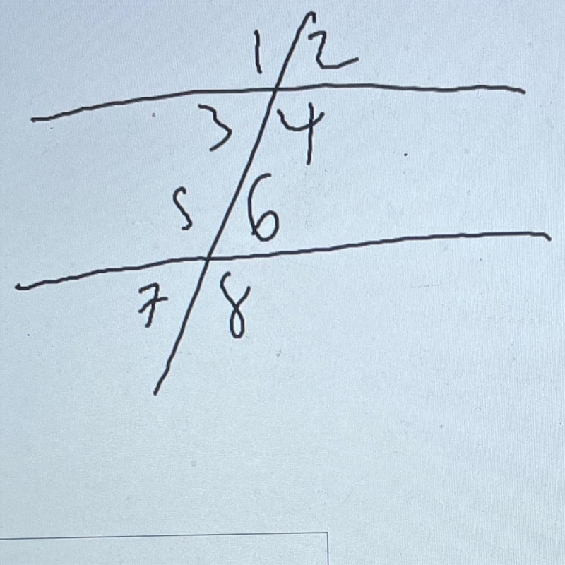 Based on the given figure, determine the angles that show congruent alternate exterior-example-1