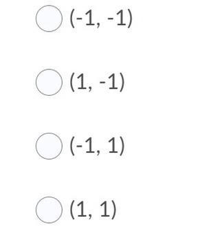 What is the solution for the system of equations? A(-1,-1) B(1,-1) C(-1,1) D(1,1)-example-2