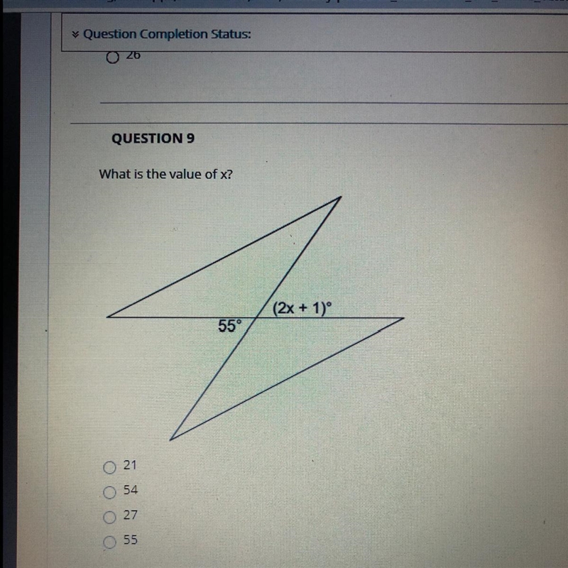 Solve for x need asap!!-example-1