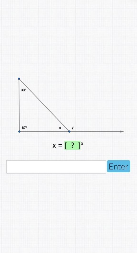 What does x equal? ​-example-1