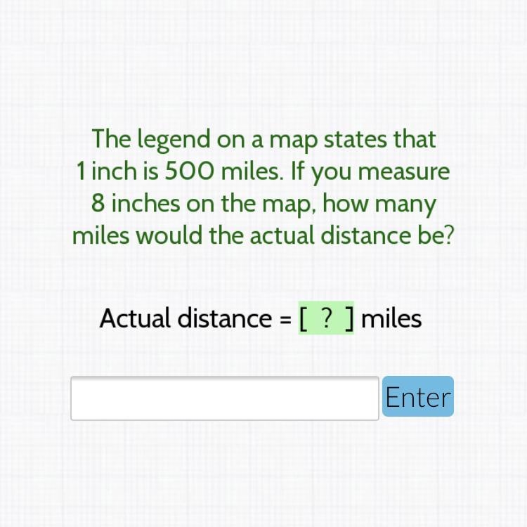 What is the distance to miles??? Please help-example-1