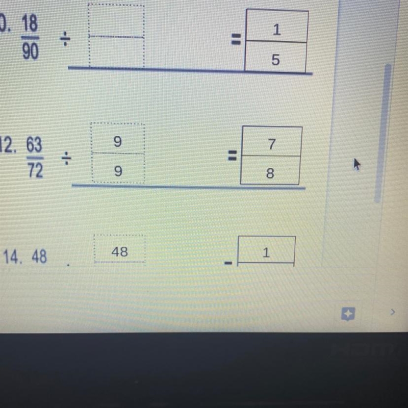 What goes in the middle box to get 1/5? Help!-example-1