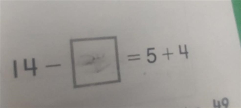 14- =5+4 SECOND GRADE MATH HELP PLS​-example-1