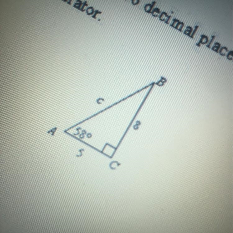 PLEASE HELPP!!! Find C to two decimal places and find the measure of angle B.-example-1