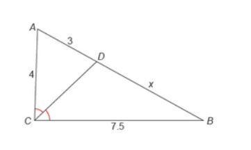 What is the value of x? Do not round the answer. Question 6 options: 5.5 6.25 5.625 6.175-example-1