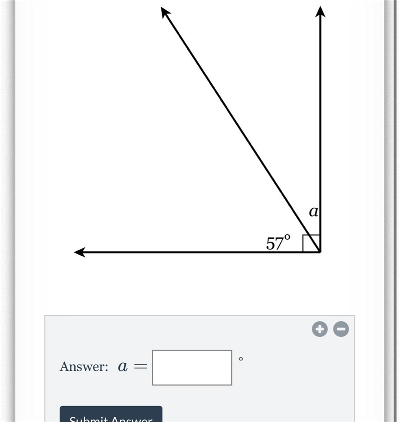 Find the measure of the missing angle-example-1