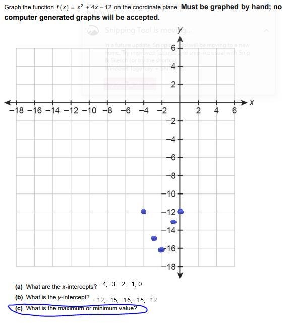 Can someone help me find the maximum or minimum value?-example-1