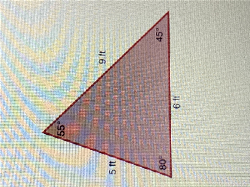 Select the term that does not describe the triangle. Select all that apply. A) acute-example-1