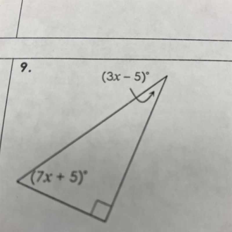 The missing angle of (3x-5)-example-1