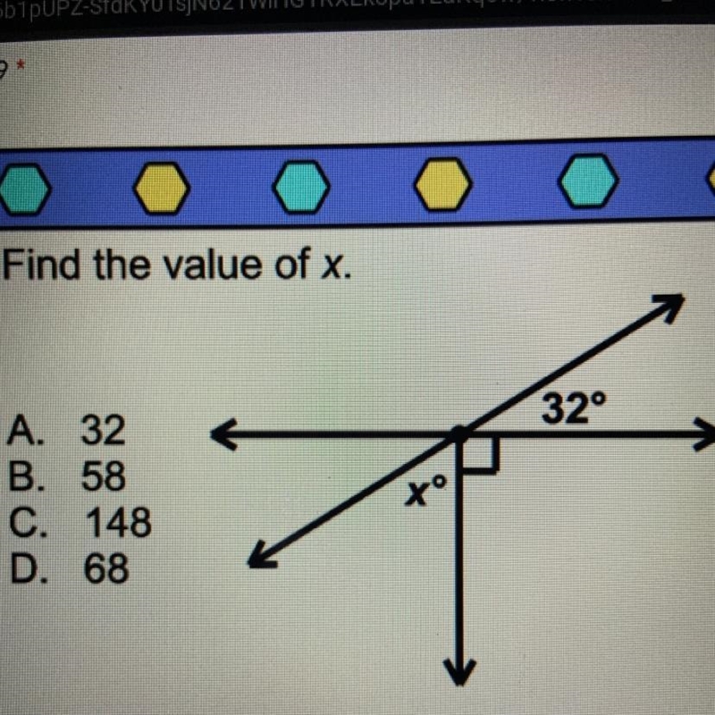 I need help please. How do I find the value of x?-example-1