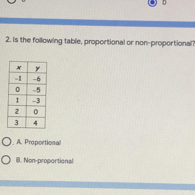 Proportional or non-Proportional-example-1