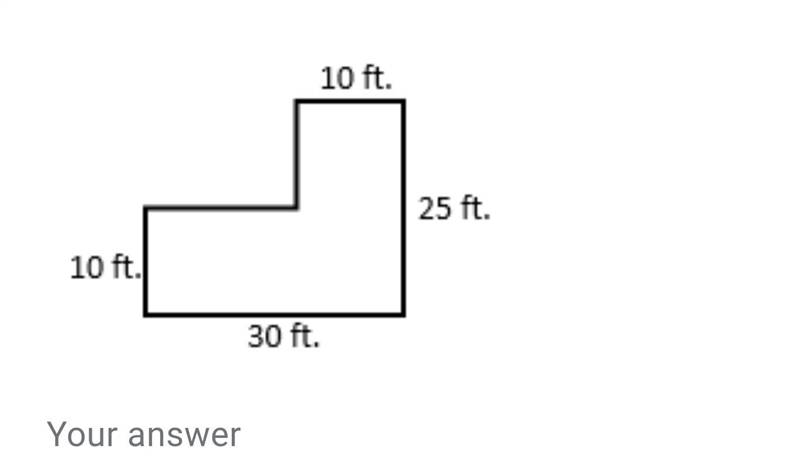 Kevin is going to purchase sod for his backyard (see diagram below). How many square-example-1