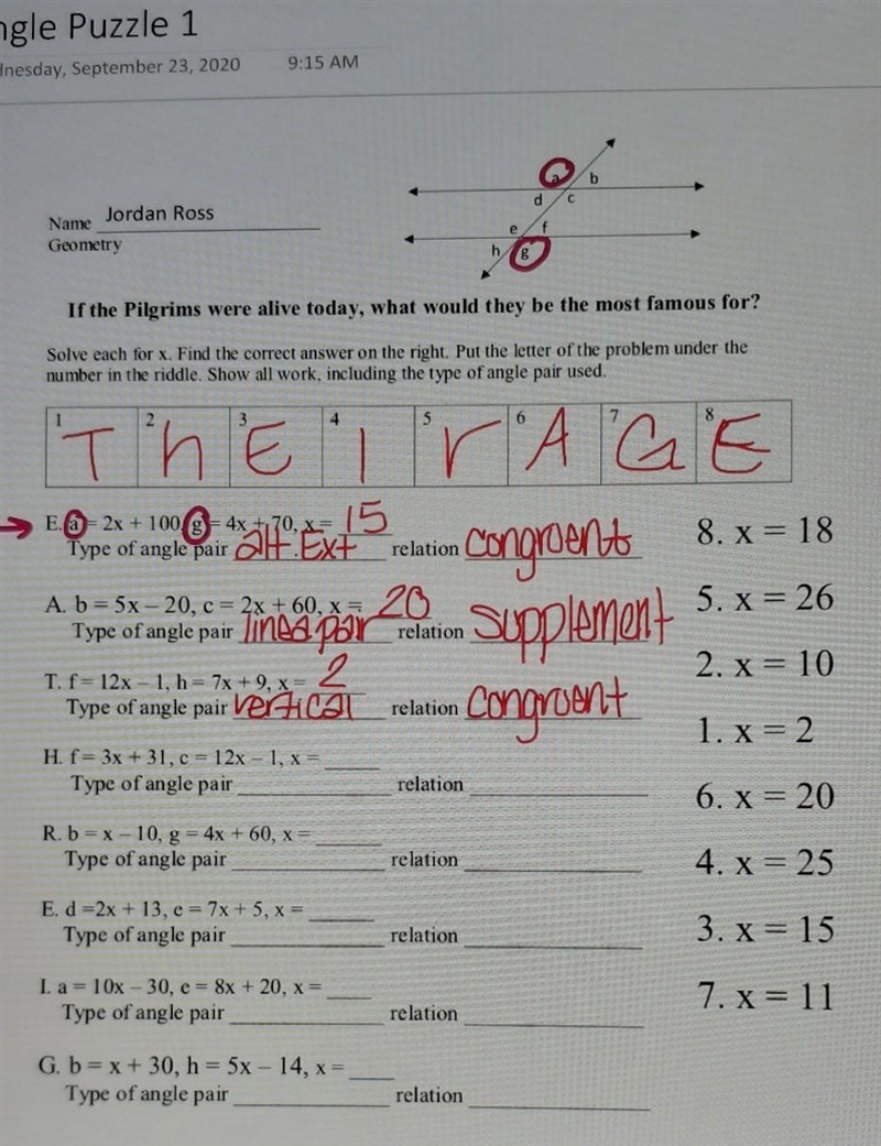 Help i need H - G answered ​-example-1