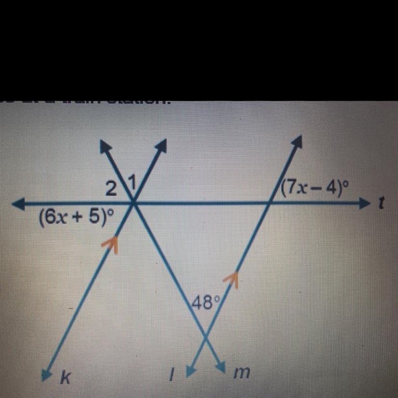 What is the measure of angle 2-example-1