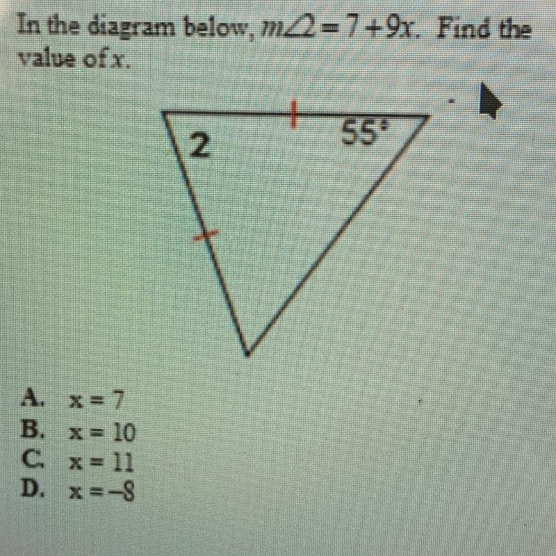 How would you find x?-example-1