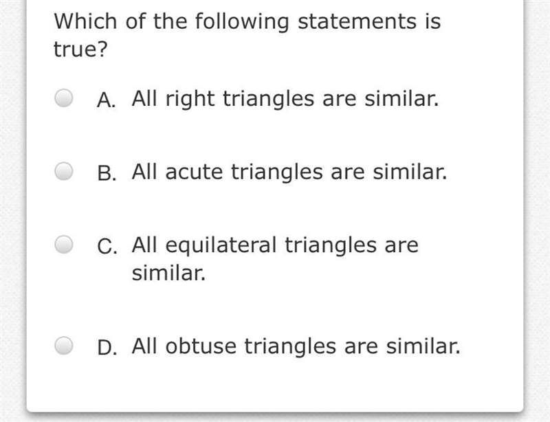 Which of the following statements is true?-example-1