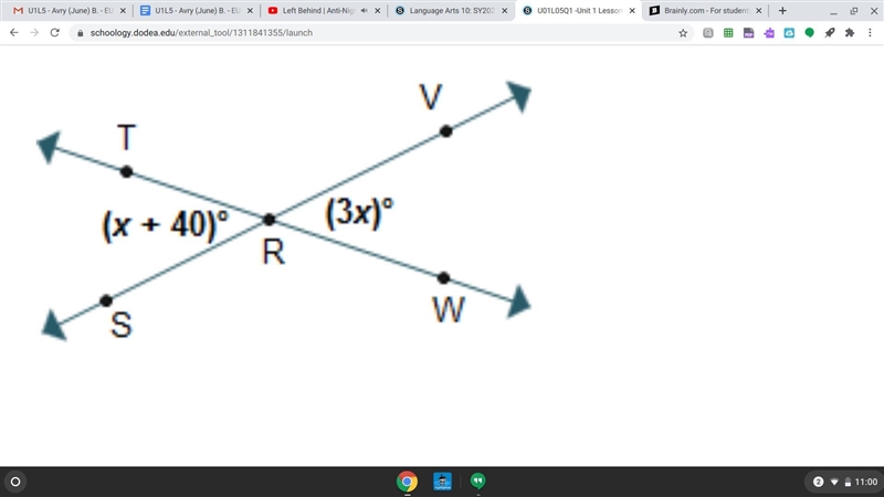 What is the value of x? .20 .35 .60 .70-example-1