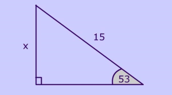 Solve for the missing side of the triangle. 9.03 11.98 18.78 24.92-example-1