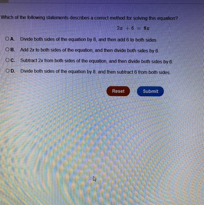 EASY question for y’all mathy people, multiple choice. Ez points, question in photo-example-1