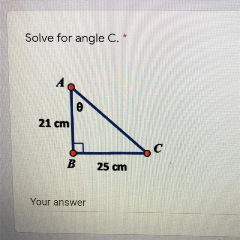 Solve for angle C. •-example-1