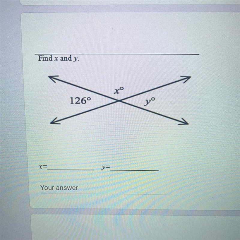 Find x an y. will give 30 points for correct answer-example-1