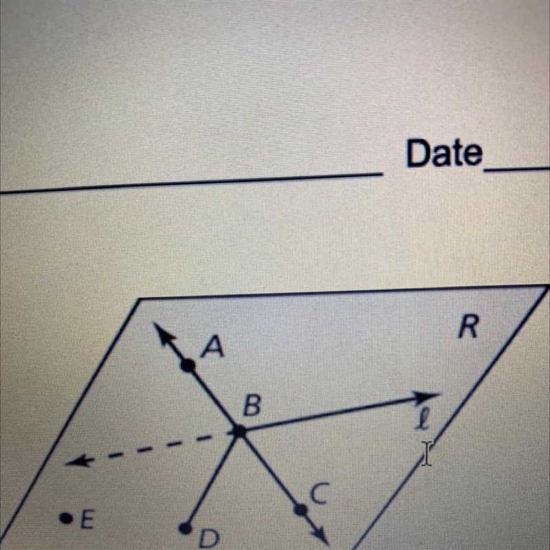 4. Name one ray. plz help me-example-1