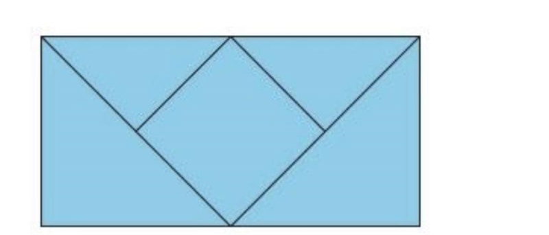 The square in the middle has an area of I square unit. What is the area of the entire-example-1