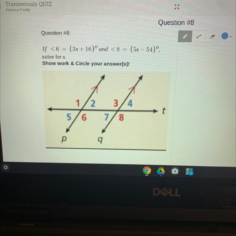 Somebody please help i made this worth 50 points i need help on a transversals test-example-1