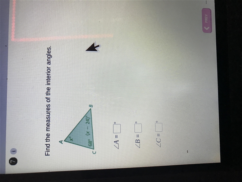 Find the measures of the interior angles please-example-1