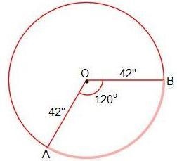 Determine the area of the sector of a circle in the following diagram (round to the-example-1