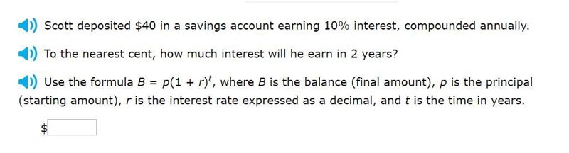 Correct answers only! To the nearest cent, how much interest will he earn in 2 years-example-1