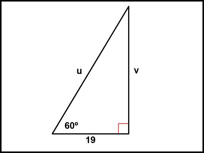 Use the ratio of a 30-60-90 triangle to solve for the variables. Make sure to simplify-example-1