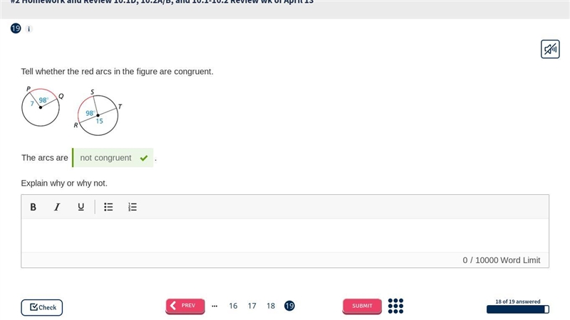 Why are they not congruent?-example-1