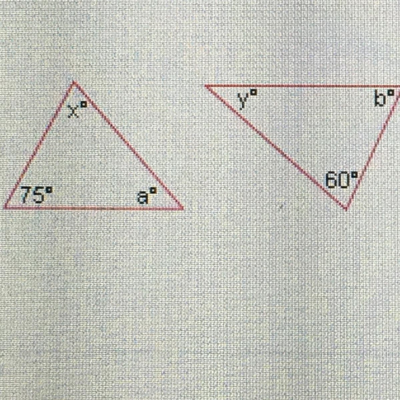 What do you know to be true about the values of a and b? A. asb B. a = b C. a> b-example-1