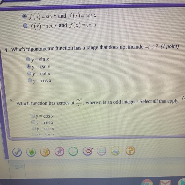 Is my answer to question 4 correct? Only answer if you know FOR SURE!-example-1