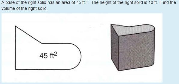 No clue how to do this one, pls help "A base of the right solid has an area of-example-1